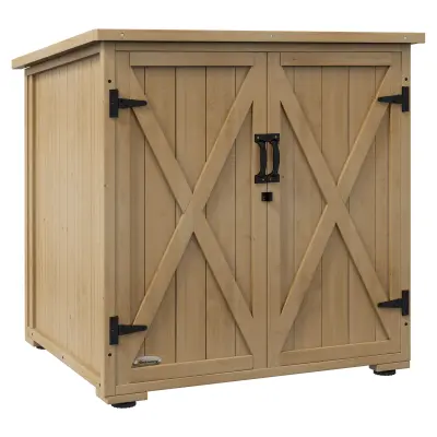 Vanjska kutija za pohranu 77,5x88x90 cm tamno siva