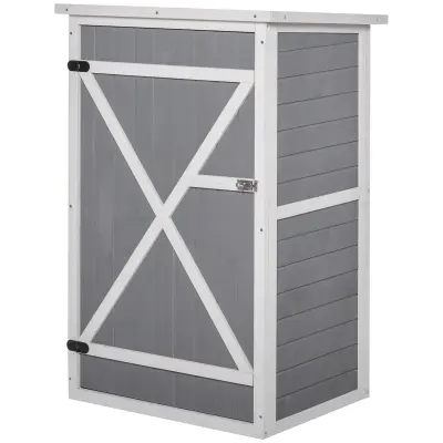 Vrtna sjenica 75x56x115 cm Crna Siva Bijela