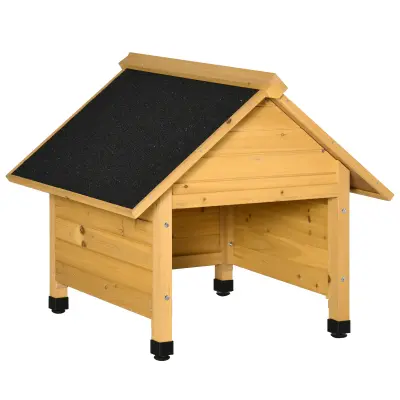 Garaža za robotsku kosilicu 75x76x70 cm Žuta