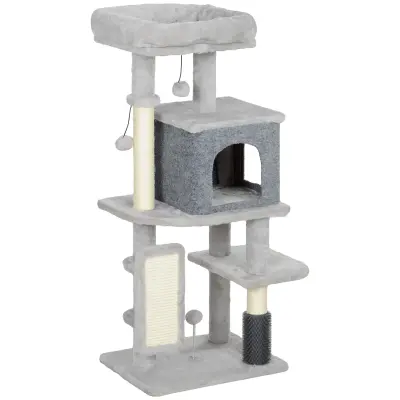 Stablo za mačke 44x34x104 cm Svijetlo siva