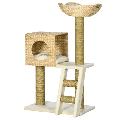 Stablo za mačke 57x37x100,5 cm Bijela grebalica