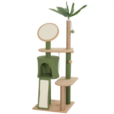 Stablo za mačke 139 cm 48x44x139 cm Zelena
