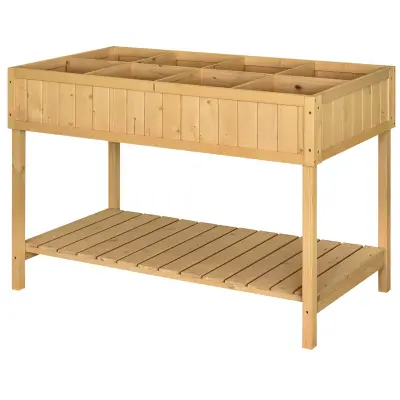 Stol za sadnju 110x46x76 cm prirodni