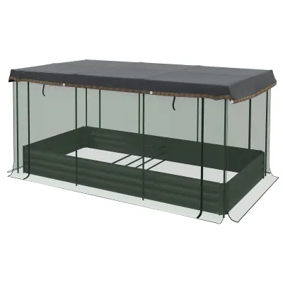 Povišeni vrtni krevet 230x110x110 cm tamnosivi