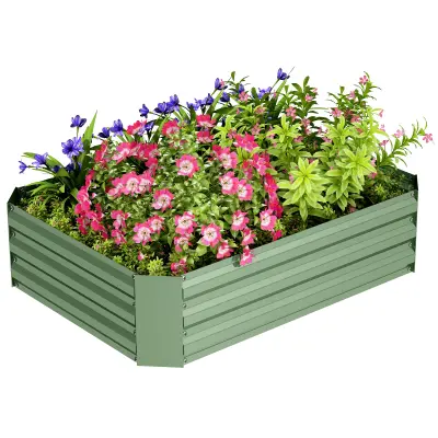 Povišeni vrtni krevet 120x90x30 cm Zeleno