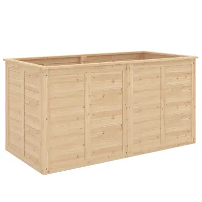 Povišeni vrtni krevet 152x77x77 cm smeđe drvo