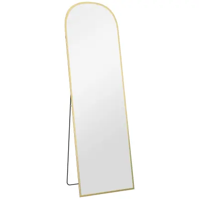 Ogledalo pune duljine 50x1.5x161.5 cm Zlatno