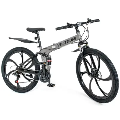 Sklopivi brdski bicikl Voltouri 26" – 21 brzina Shimano, dvostruka amortizacija, čelični okvir