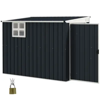 Vrtna sjenica 128x231x181 cm tamno siva