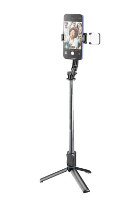 Selfie štap CELLULARLINE Sparkle Bluetooth Tripod Crni