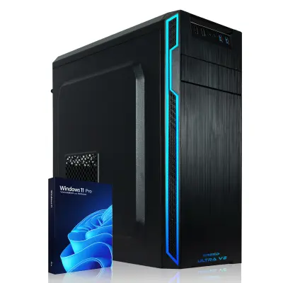 Greed® Ultra V2 PC - stolno/uredsko računalo - Intel Core i7 12700 - 4,9 GHz - 16 GB RAM - 1 TB SSD + 1 TB HDD - DVD+RW - WLAN - Windows 11 Pro