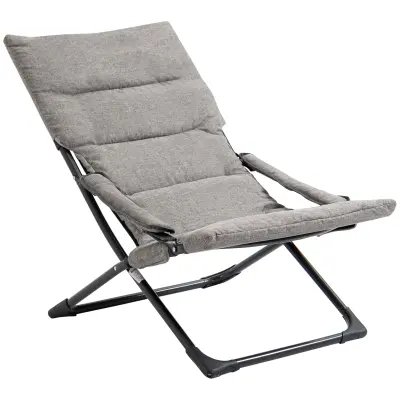 Sklopiva stolica 66x94x79 cm siva