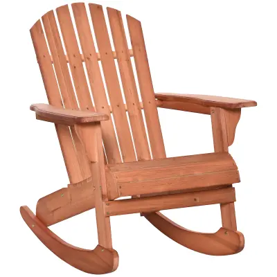 Adirondack Stolica za ljuljanje 77x94x97 cm Prirodna