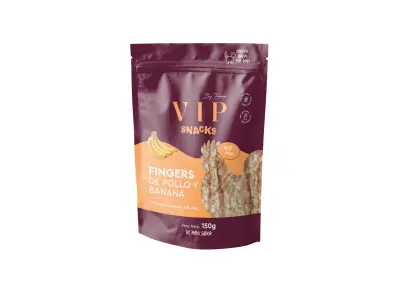 Tramp VIP Snack Fingers Piščanec & Banana priboljški za pse, 150 g