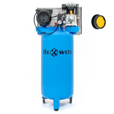Industrijski uljni kompresor HEXWELT HW-KP-100L – 100 L, 1800 W, 8 bar