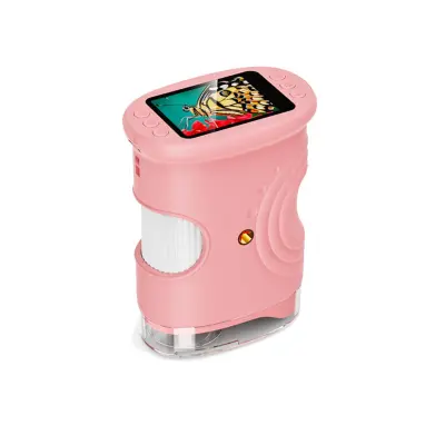 Prijenosni digitalni mikroskop 1000x, 2MP kamera, 2.0-inch zaslon Pink