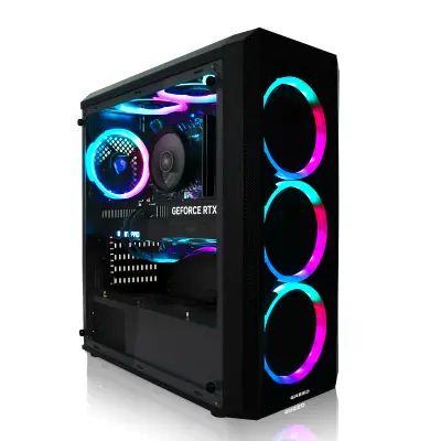 Greed® MK2 Intel - Gaming PC / stolno računalo - Intel Core i7 12700F + Nvidia RTX 5060 Ti - 4,9 GHz - 16 GB DDR4 - 1 TB SSD - 4K - WLAN - Win11 Pro
