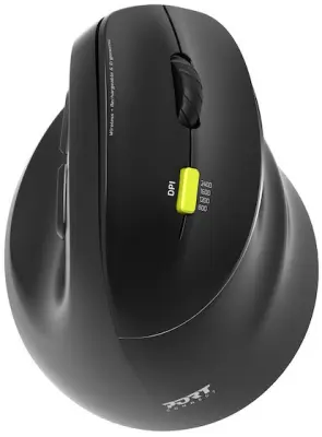 Port miš 2.4 GHz BT erg. punjivi za dešnjake, crni