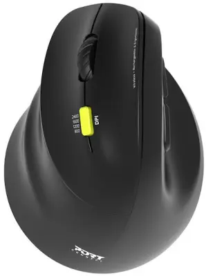 Port miš 2.4 GHz BT erg. punjivi za ljevake, crni