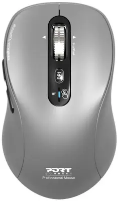 Port miš EXPERT Bluetooth & MAC, punjivi, sivi