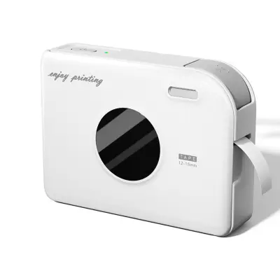 Termalni pisač naljepnica Bluetooth 4.2, 203DPI, punjiv White