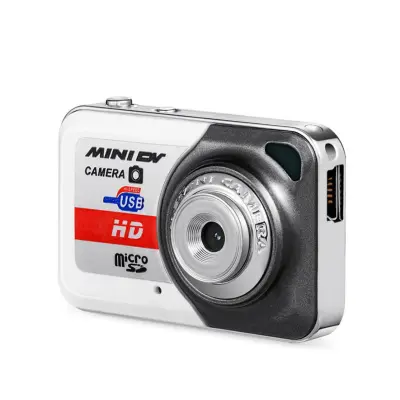 Mini retro kamera bez kartice - džepna foto, video i audio SilverGrey