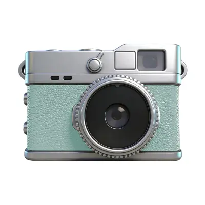Mini privjesak kamera — retro džepna vlog kamera s 0.96 inch zaslonom Blue