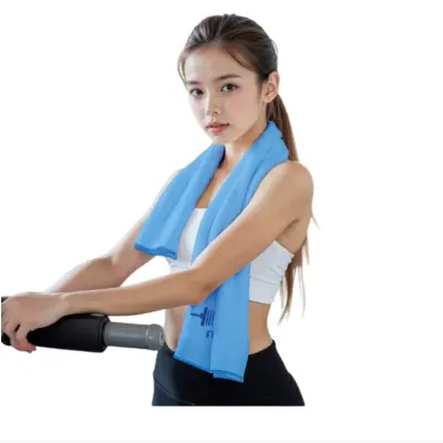 Ručnik od mikrofibre s brzim sušenjem za fitness i trčanje - super upijajući 40x95cm Plava