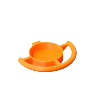 Prozorna hranilica za ptice s usisnom čašom, plastična i jednostavna Orange