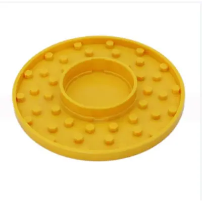 Vanjska hranilica za pčele s teglom — staklena i plastična Yellow