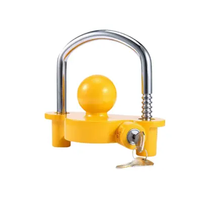 Brava za prikolicu s košaricom, aluminij, protiv krađe, za 2/2-5/16 Yellow