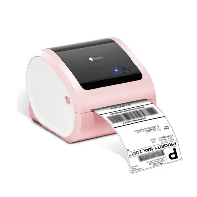 Bluetooth termalni pisač etiketa 203 DPI, USB/Ethernet, višebojni White+Pink