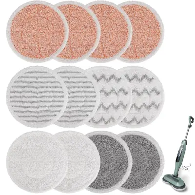 Kompatibilni mikrofiber jastučići za Shark parne mopove, 12 kom