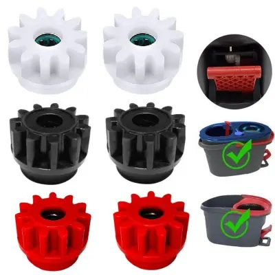 Set 6 ABS zupčanika za spin mop — kompatibilno s Vileda i O-Cedar
