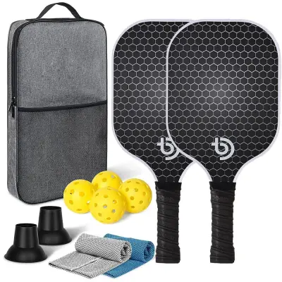 Set za pickleball - reketi od fiberglasa, loptice i torba