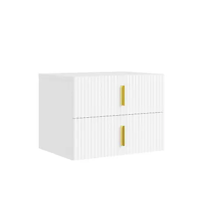 Noćni ormarić Ladica Boja Bijela Bijela 40x30x30cm FBT177-E-W