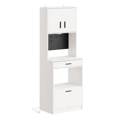 Omarica Predal Vrata Boja Bijela 60x40x170cm FSB98-E-WG