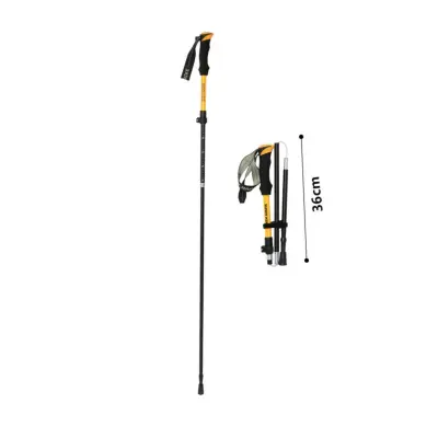 Dvojni podesivi aluminijski štapovi 165-190cm, 5-sekcija Yellow