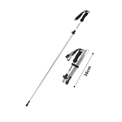 Dvojni podesivi aluminijski štapovi 165-190cm, 5-sekcija White