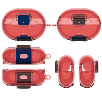 Zaštitna TPU maska s bravom za Beats Studio Buds i Buds+ - periva Red