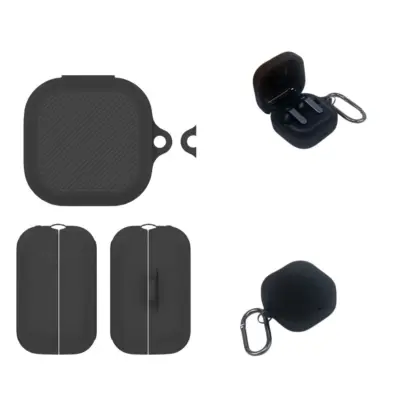 Silikonska zaštitna maska za Samsung Galaxy Buds 4 Pro i Buds 4 Black