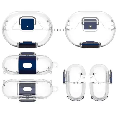 Zaštitna TPU maska s bravom za Beats Studio Buds i Buds+ - periva Transparent