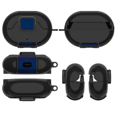 Zaštitna TPU maska s bravom za Beats Studio Buds i Buds+ - periva Black