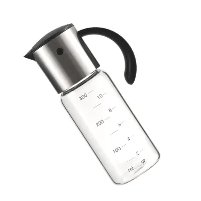 300ml borosilikatna bočica za ulje s nekapajućim inox izljevom