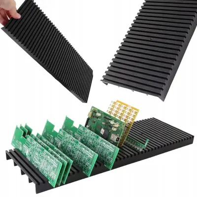 Antistatička ESD Posuda Za Vijke 3.5-4 Mm 150 Otvora | ABS Materijal, 41X14,3X2 Cm, Za Pohranu PCB