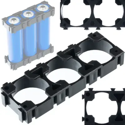 Kućište Za Pakiranje 1X3 Za 3 Baterije 18650 – Plastično, Modularno | Organizacija Paketa Li-Ion