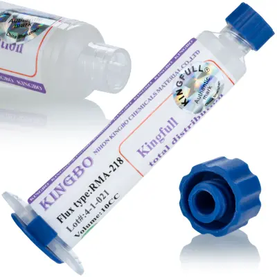 Flux Kingbo 218 10Cc – Gelasta Konzistencija, No-Clean, Visoka Intenzitet | Za Precizno Lemljenje BGA I SMD
