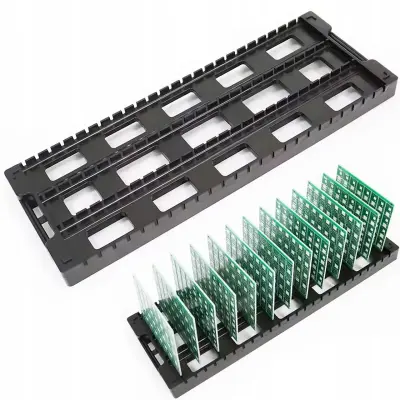 Stalak Za Tiskane Ploče PCB 43X14 Cm – Antistatički ESD, 25 Džepova, Izdržljiv Materijal | Za Sigurnu Montažu