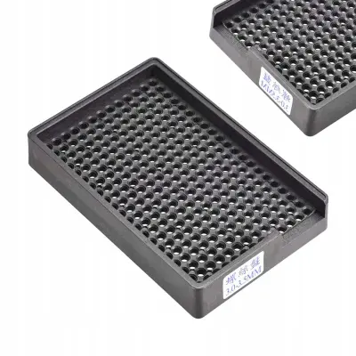 Antistatička ESD Posuda Za Vijke 3-3.5 Mm – 273 Otvora, V-Oblikovani Otvori | Izdržljiv Materijal, Zaštita Elektronike