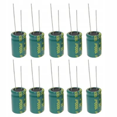 Elektrolitički Kondenzator Low ESR 1000Uf 16V 10X17 Mm 5 Mm Raster | Visoka Kvaliteta, Niska Potrošnja Energije